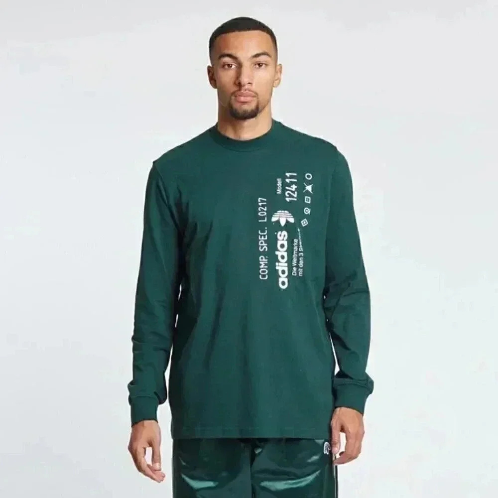 NWT Adidas x Alexander Wang crew neck casual athletic long sleeve Tshirt XS
